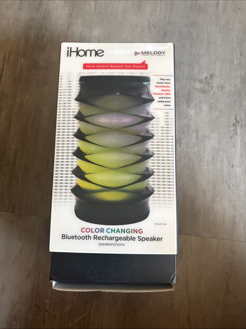 iHome Color-Changing Bluetooth Speaker